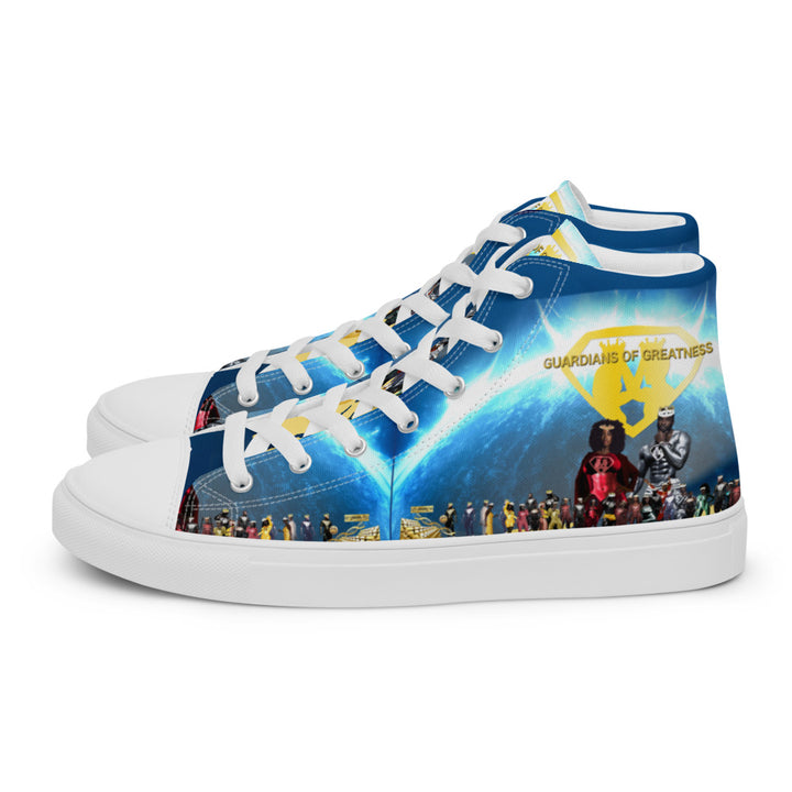 GOG Warrior Couple Men’s high top canvas shoes