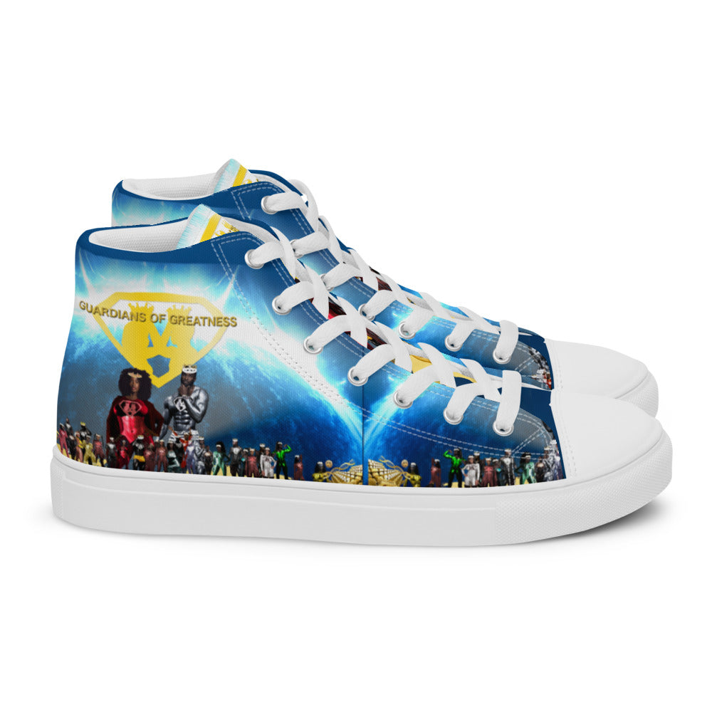 GOG Warrior Couple Men’s high top canvas shoes