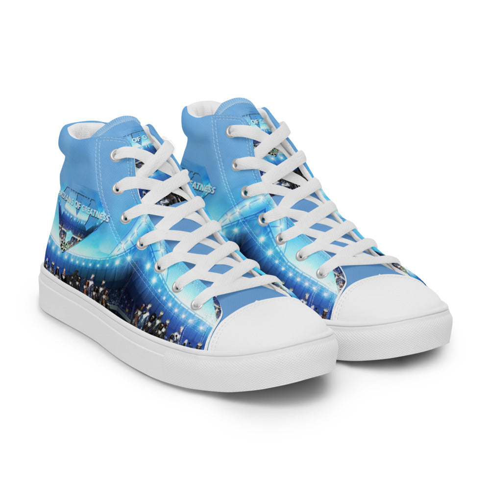 Men’s Stadium Blue high top canvas shoes