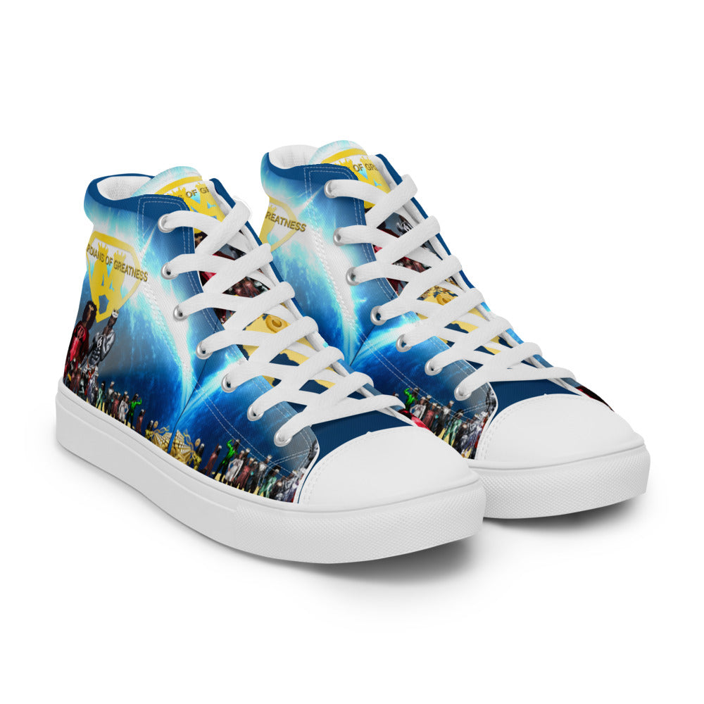 GOG Warrior Couple Men’s high top canvas shoes