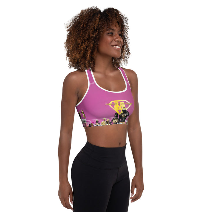 GOG Pink Padded Sports Bra