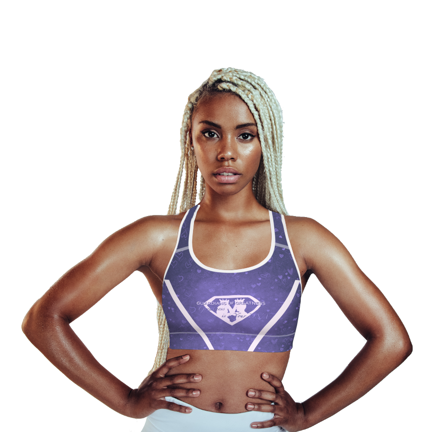 GOG's Lavender Padded Sports Bra