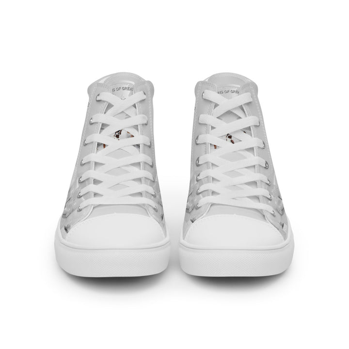 Women’s Grey Amazon Warrior high top canvas shoes